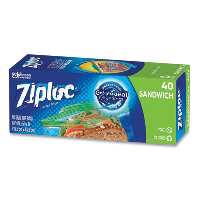 Sandwich Zipper Bags 6.63 X 8 Clear 600 Per Each Carton