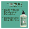 Mrs. Meyer's® Clean Day Liquid Hand Soap, Basil, 12.5 oz, 6/Carton Liquid Soap, Moisturizing - Office Ready