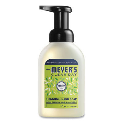 Mrs. Meyer's® Clean Day Foaming Hand Soap, Lemon Verbena, 10 oz, 6/Carton Foam Soap - Office Ready