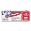 Ziploc® Double Zipper Storage Bags, 1 gal, 1.75 mil, 10.56" x 10.75", Clear, 250/Box Bags-Zipper & Slider Food Storage Bags - Office Ready