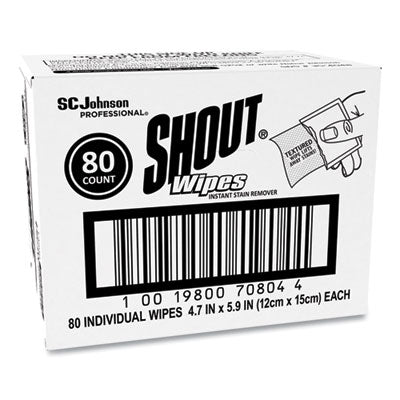 Shout Wipe & Go Instant Stain Remover Wipes, 12 CT (12 Packs of