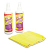 Sparkle Flat Screen & Monitor Cleaner, Pleasant Scent, 8 oz Bottle, 2/Pack Cleaners & Detergents-Monitor Screen Cleaner - Office Ready