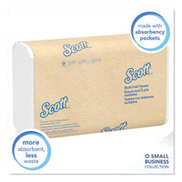 Scott® Folded Paper Towels, Absorbency Pockets, 9 2/5 x 9 1/5, White, 250 Sheets/Pack Towels & Wipes-Multifold Paper Towel - Office Ready
