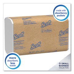 Scott® Essential C-Fold Towels, Convenience Pack, 10.13 x 13.15, White, 200/Pack, 9 Packs/Carton