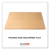 Floortex® Cleartex® Advantagemat® Phthalate Free PVC Chair Mat for Hard Floors, 53 x 45, Clear Mats-Chair Mat - Office Ready