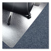 Floortex® Cleartex® Advantagemat® Phthalate Free PVC Chair Mat for Low Pile Carpets, 60 x 48, Clear Chair Mats - Office Ready