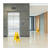 Boardwalk® Site Safety Wet Floor Sign, 2-Sided, 10 x 2 x 26, Yellow Safety Cones-Folding Floor Sign - Office Ready