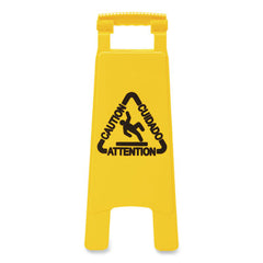Boardwalk® Site Safety Wet Floor Sign, 2-Sided, 10 x 2 x 26, Yellow