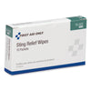 PhysiciansCare® by First Aid Only® First Aid Refill Components—Antiseptic, 10/Box First Aid Antiseptic Wipes/Pads-Anesthetic Wipe - Office Ready