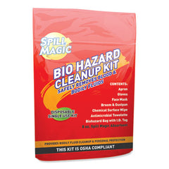 Spill Magic™ Biohazard Spill CleanUp, 0.75 x 6 x 9