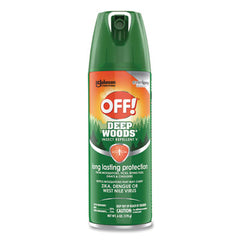 OFF!?« Deep Woods?« Aerosol Insect Repellent, 6 oz Aerosol Spray, 12/Carton