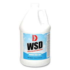 Big D Industries Water-Soluble Deodorant, Mountain Air, 1 gal Bottle, 4/Carton