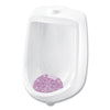 Big D Industries Diamond 3D Urinal Screen, Lavender Lace Scent, 0.13 oz, Lavender, 10/Box Toilet & Urinal Deodorizers-Deodorizing Urinal Screen - Office Ready