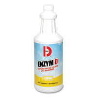 Big D Industries Enzym D Digester Deodorant, Lemon, 32 oz Bottle, 12/Carton Counteractant/Digester Air Fresheners/Odor Eliminators - Office Ready