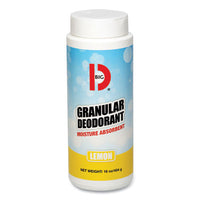 Big D Industries Granular Deodorant, Lemon, 16 oz, Shaker Can, 12/Carton Air Fresheners/Odor Eliminators-Powder - Office Ready