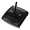 Rubbermaid® Commercial Brushless Mechanical Sweeper, 44" Handle, Black/Yellow Brooms-Carpet Sweeper - Office Ready