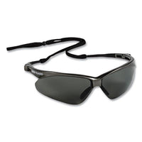 KleenGuard™ Nemesis* Safety Glasses, Gunmetal Frame, Smoke Lens, 12/Box Wraparound Safety Glasses - Office Ready