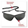 KleenGuard™ Nemesis* Safety Glasses, Gunmetal Frame, Smoke Lens, 12/Box Wraparound Safety Glasses - Office Ready