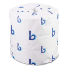 Boardwalk® Two-Ply Toilet Tissue, Septic Safe, White, 4.5 x 4.5, 500 Sheets/Roll, 96 Rolls/Carton