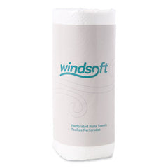 Windsoft® Kitchen Roll Towels, 2 Ply, 11 x 8.8, White, 100/Roll