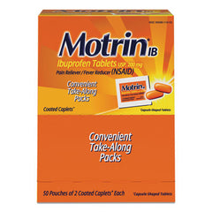 Motrin® IB Ibuprofen Tablets, Two-Pack, 50 Packs/Box