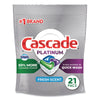 Cascade® ActionPacs®, Fresh Scent, 11.7 oz Bag, 21/Pack, 5 Packs/Carton Automatic Dishwasher Detergents - Office Ready