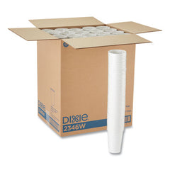 Dixie® Paper Hot Cups, 16 oz, White, 50/Sleeve, 20 Sleeves/Carton