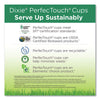 Dixie® PerfecTouch® Paper Hot Cups, 10 oz, Coffee Haze Design, 50 Sleeve, 20 Sleeves/Carton Cups-Hot Drink, Paper - Office Ready