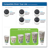 Dixie® PerfecTouch® Paper Hot Cups, 12 oz, Coffee Haze Design, 160/Pack Cups-Hot Drink, Paper - Office Ready