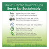 Dixie® PerfecTouch® Paper Hot Cups, 10 oz, Coffee Haze Design, 25/Pack Cups-Hot Drink, Paper - Office Ready