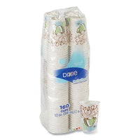 Dixie® PerfecTouch® Paper Hot Cups, 12 oz, Coffee Haze Design, 160/Pack Cups-Hot Drink, Paper - Office Ready