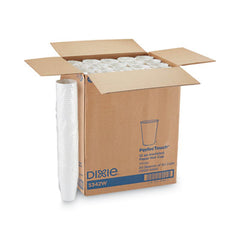 Dixie® PerfecTouch® Hot/Cold Cups, 12 oz, White, 50/Bag, 20 Bags/Carton