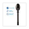 Dixie® SmartStock® Tri-Tower Dispensing System Cutlery, Teaspoons, Mediumweight, Polystyrene, Black, 40/Cartridge, 24 Cartridges/CT Utensils-Disposable Teaspoon - Office Ready