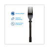 Dixie® SmartStock® Tri-Tower Dispensing System Cutlery, Forks, Mediumweight, Polystyrene, Black, 40/Cartridge, 24 Cartridges/Carton Utensils-Disposable Fork - Office Ready