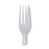 Dixie® Plastic Cutlery, Heavyweight Forks, White, 1,000/Carton Utensils-Disposable Fork - Office Ready