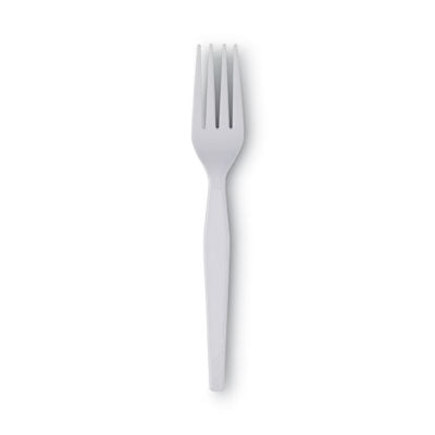 Clear Plastic Heavyweight Forks, 1000/Carton