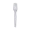 Dixie® Plastic Cutlery, Heavyweight Forks, White, 100/Box Utensils-Disposable Fork - Office Ready