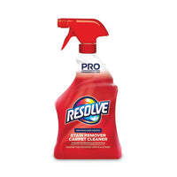 Professional RESOLVE® Spot & Stain Carpet Cleaner, 32 oz Spray Bottle, 12/Carton Cleaners & Detergents-Carpet/Upholstery Spot/Stain Remover - Office Ready