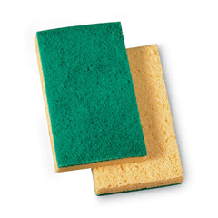3M™ Niagara™ Medium Duty Scrubbing Sponge 74N, 3.6 x 6, 1" Thick, Yellow/Green, 20/Carton