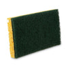 3M™ Niagara™ Medium Duty Scrubbing Sponge 74N, 3.6 x 6, 1" Thick, Yellow/Green, 20/Carton Scrub Sponges - Office Ready