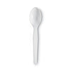 Dixie® Plastic Cutlery, Heavyweight Teaspoons, White, 1,000/Carton Utensils-Disposable Teaspoon - Office Ready