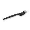 Dixie® Individually Wrapped Heavyweight Utensils, Polypropylene, Black, 1,000/Carton Utensils-Disposable Fork - Office Ready