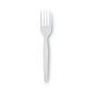 Dixie® Plastic Cutlery, Heavy Mediumweight Forks, White, 1,000/Carton Utensils-Disposable Fork - Office Ready
