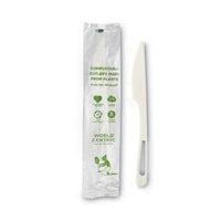 World Centric® TPLA Compostable Cutlery, Knife, 6.7