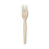 Dixie® SmartStock® Plastic Cutlery Refill, Forks, 6.5", Series-O Mediumweight Bio-Blend, Beige, 40/Pack, 24 Packs/Carton Utensils-Disposable Fork - Office Ready