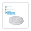 Dixie® Cold Drink Cup Lids, Fits 16 oz Plastic Cold Cups, Clear, 100/Sleeve, 10 Sleeves/Carton Cold Cup Lids - Office Ready