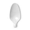 Dixie® Plastic Cutlery, Mediumweight Teaspoons, White, 1,000/Carton Utensils-Disposable Teaspoon - Office Ready