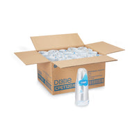 Dixie® Clear Plastic PETE Cups, 12 oz, 25/Sleeve, 20 Sleeves/Carton Cups-Cold Drink, Plastic - Office Ready