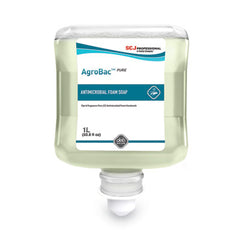 SC Johnson Professional® AgroBac™ Pure Foaming Hand Soap, Unscented, 1 L Refill, 6/Carton