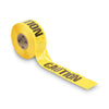 Tatco “Caution” Barricade Safety Tape, 3" x 1,000 ft, Black/Yellow Barrier/Block-Off Tapes - Office Ready